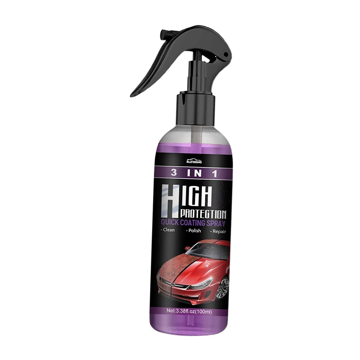 Hydrophobic Polish Nano Coating Agent Car Scratch Spray (Pack of 2)