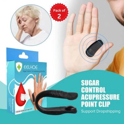 Sugar Control LI4 Acupressure Point Clip (Pack of 2)